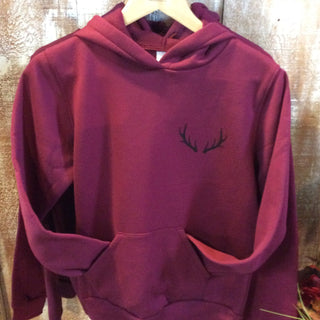 Antler Sweater - Maroon **only S & XL left**