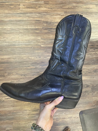 Ladies Boulet Black & Grey cowboy boot (10)