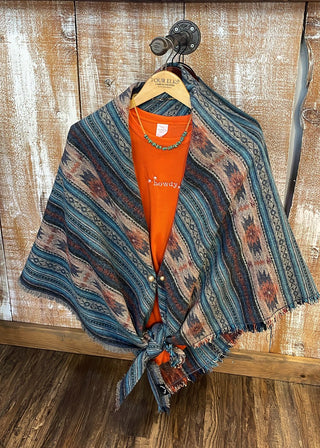 Rustic West Shawl