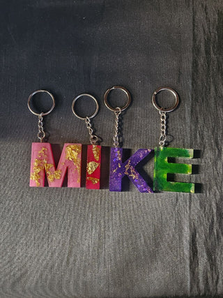 letter key chains