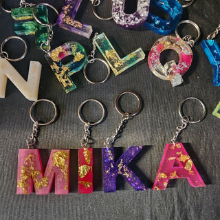 letter key chains