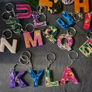 letter key chains