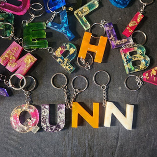 letter key chains