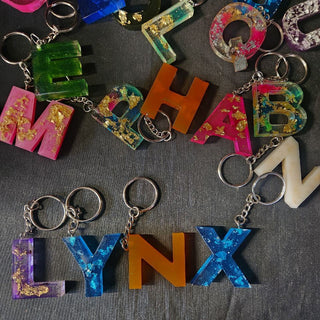 letter key chains