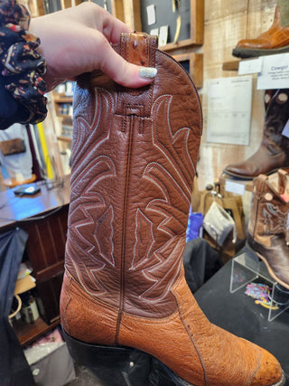 Vintage Ostrich Cowboy Boot