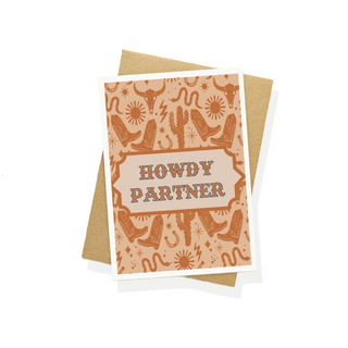 Happy Birthday Card (howdy partner)