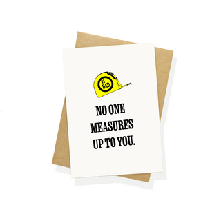 Happy Birthday  Day Card (no one measure up )