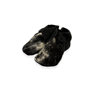 Cowhide Baby Booties