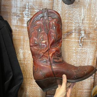 Ladies Laser Cut Boulet Cowboy Boot (9)