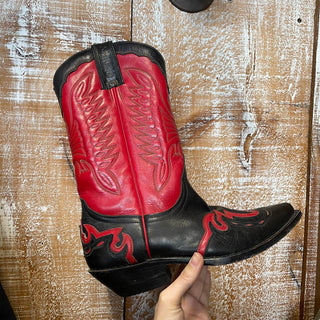 Ladies Red Sancho Cowboy Boot (6)