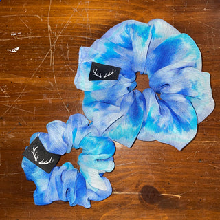 Bahama Blue Scrunchies