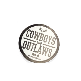 Cowboys and Outlaws Sticker