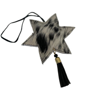 Cowhide Star Charm