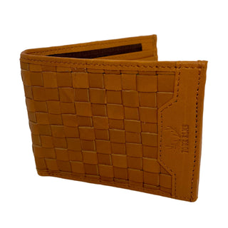 Cowhide Woven Wallet