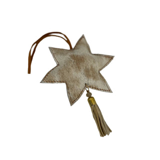 Cowhide Star Charm