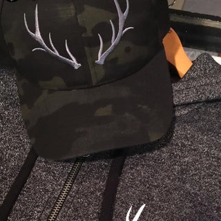 Antler Camo Hat- grey