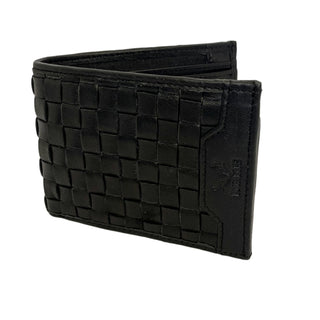 Cowhide Woven Wallet