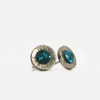 Bullet studs - Blue Topaz (December)
