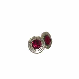 Bullet Studs - Garnet (January)