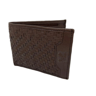 Cowhide Woven Wallet