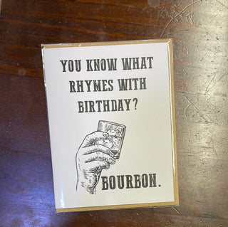 Happy Birthday Card (Bourbon)