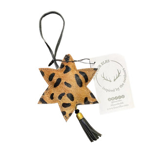 Cowhide Star Charm