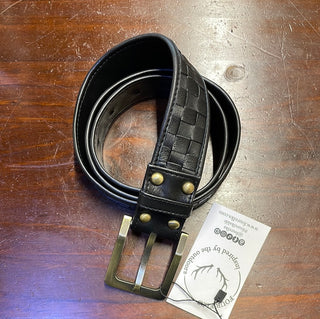 Ebony Woven Belt