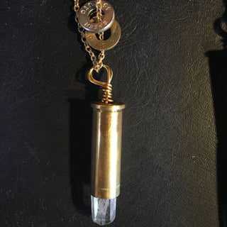 Bullet Necklace - crystal