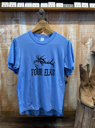 Elk T-Shirt in Sky Blue *Only S,  L & 2XL*