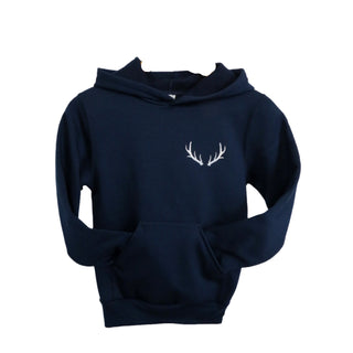 Kids Navy Antler Sweater